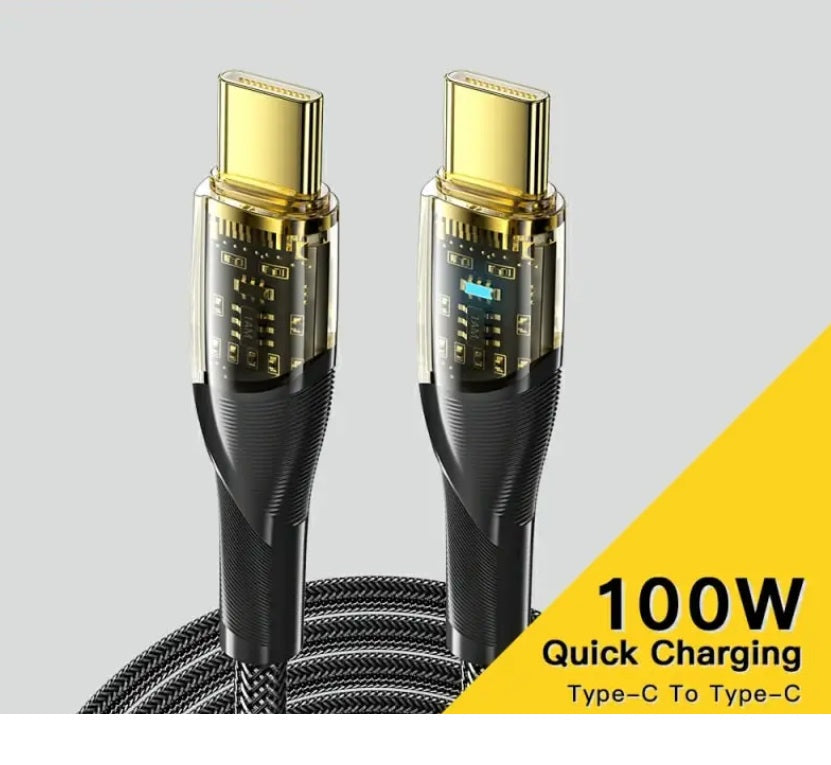 Pbuddy 100W 60W USB C To Type C | Fast Charge Cable - Power Delivery PD Data Cord Pbuddy 100W 60W USB C To Type C | Fast Charge Cable - Power Delivery PD Data Cord